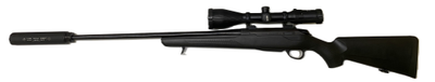Jagdrepetierer Tikka T3x mit ZF Meopta3-12x56 .308 Win. komplett mit Schalldämpfer B&T, Occ.
